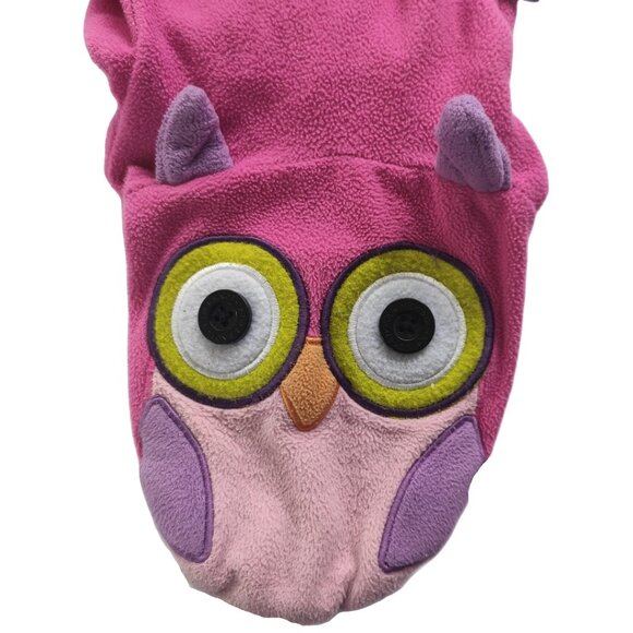 Nick & Nora Owl Adult Onesie Pajamas with Footsies Size Medium/Large/XL Oversize - Picture 4 of 7